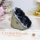 Deep Purple Amethyst Base Cut Cluster 212g