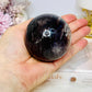 Large Purple Mica Flashy Sphere On Stand 393g