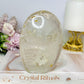 Clear Quartz Freeform with Golden Healer Inclusions 11.5cm 552g
