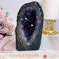 High Grade Divine Deep Purple Large Amethyst Cathedral From Brazil 703grams 14cm