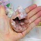 Druzy Pink Amethyst Tear Drop 8cm