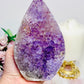 Luxury & Class!! Large Amethyst Carved & Polished Teardrop | Flame 637grams 16cm of Beauty