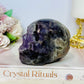 Chevron | Dream Amethyst Carved Skull 521g
