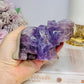 Amethyst X Mexican Lace Agate Elephant 11cm 410g