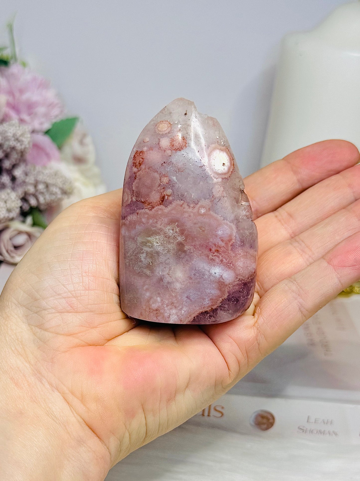 Pink Amethyst Druzy Freeform 7cm