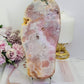 Absolutely Gorgeous Large 998Gram 21cm Pink Amethyst Druzy Slab From Brazil