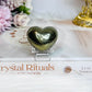 Small Pyrite Puffy Heart on Stand 88g