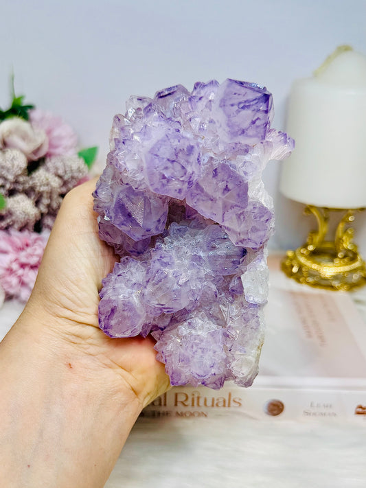 Large Natural Spirit Quartz Cluster Specimen 11.5cm 381g