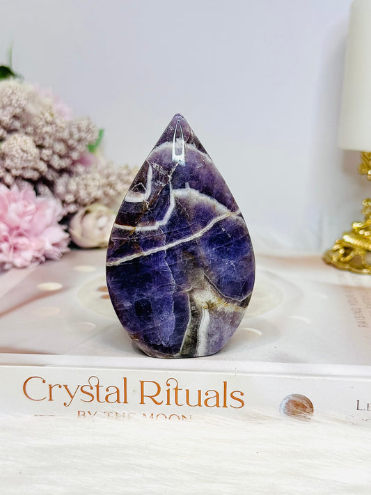 Chevron | Dream Amethyst Flame | Freeform 9cm