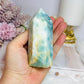 Sky Blue Quartz Chunky Tower 10cm