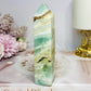 Caribbean Calcite Druzy Tower 12cm