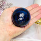 High Grade Blue Agate Sphere on Stand 250g