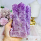Collectors Piece ~ Large High Grade Kunzite Dragon & Castle 13cm 793g