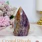 Amethyst X Agate Flame 8.5cm