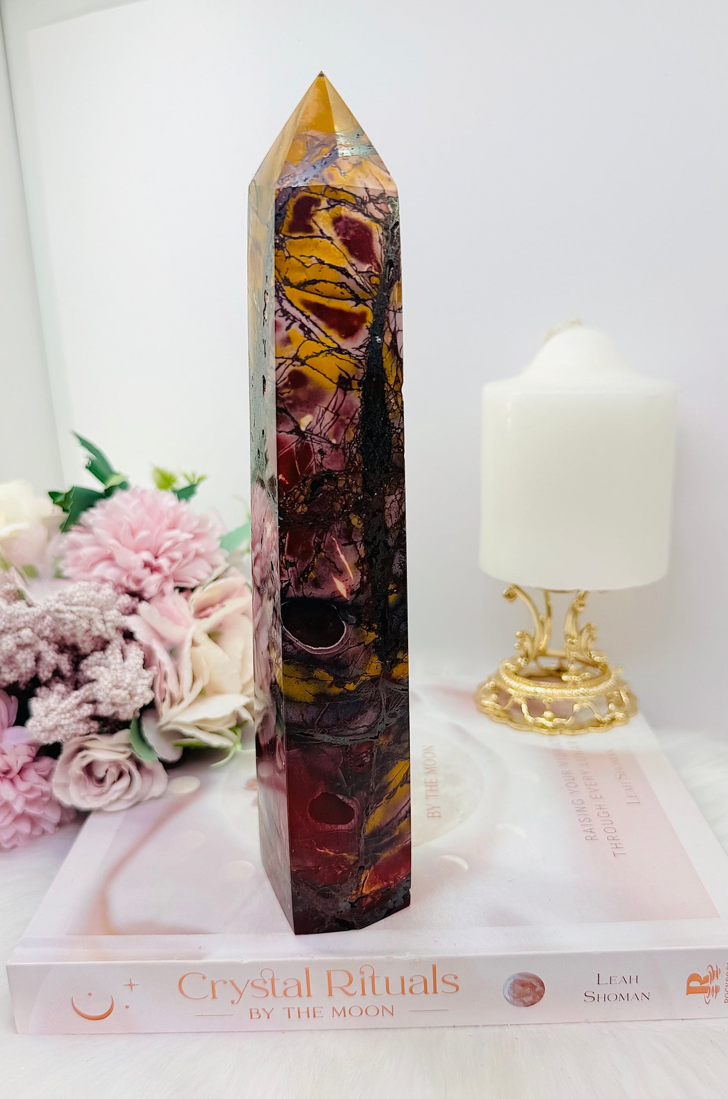 Incredibly Gorgeously Large Chunky 23.5cm Natural Mookaite Jasper Tower | Generator