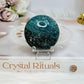 Ocean Jasper Palm Stone (stand is display only)
