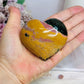 High Grade Ocean Jasper Puffy Heart 7cm