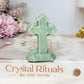 Green Amazonite Cross