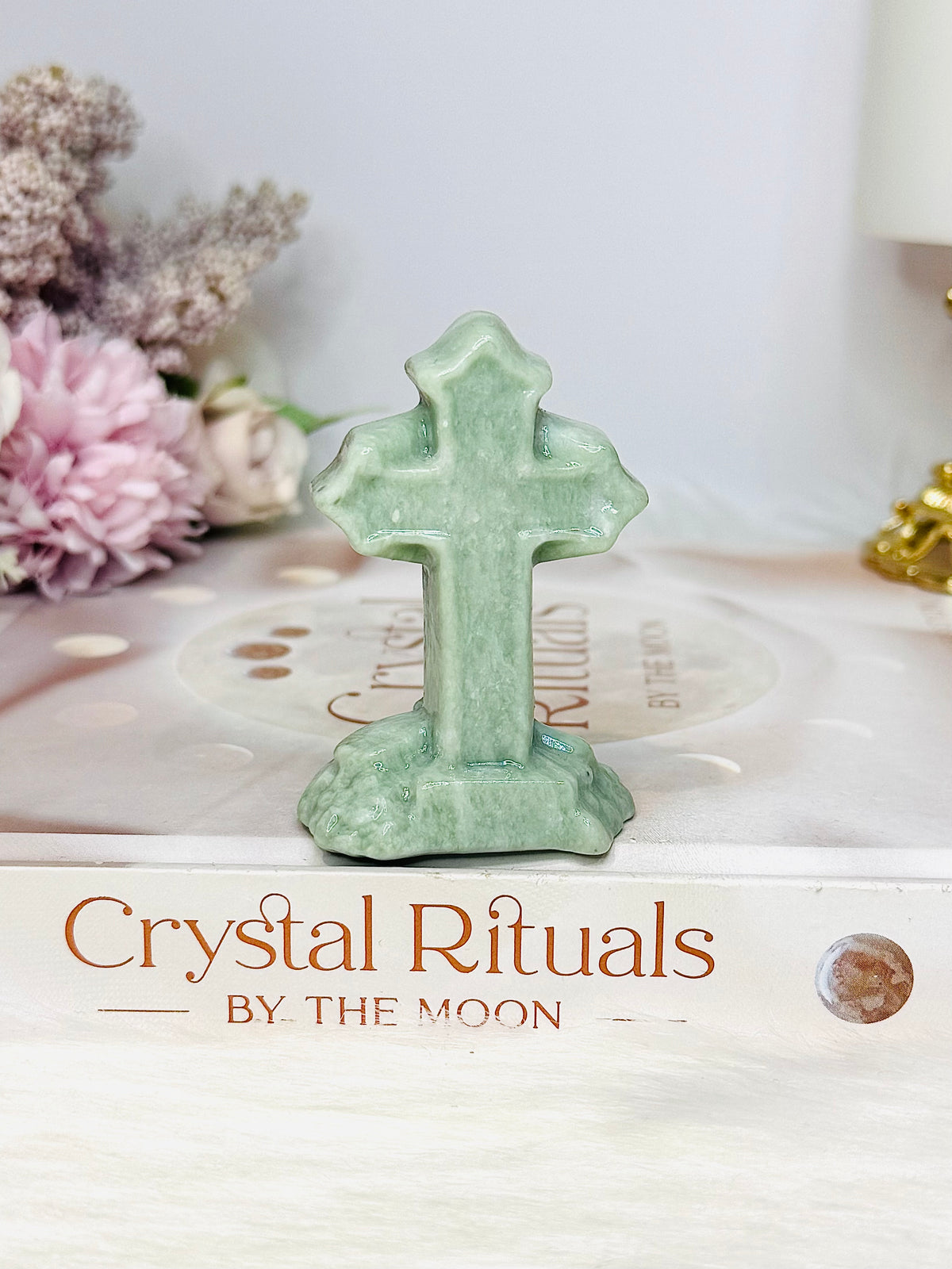 Green Amazonite Cross