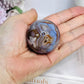 High Grade Blue Flower Agate Sphere on Stand 120g