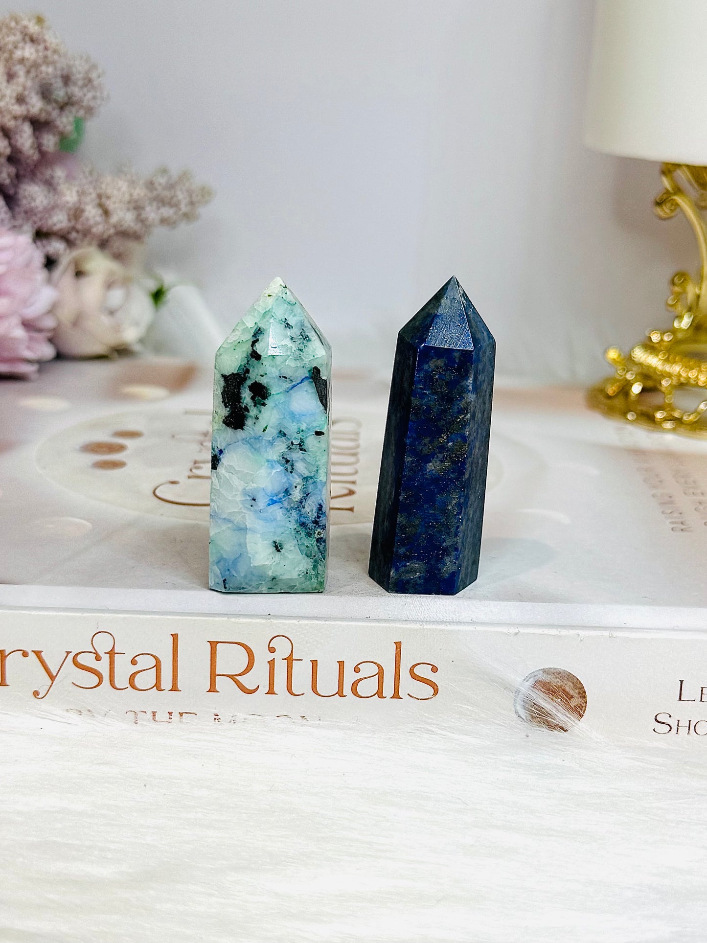 Phoenix Stone & Lapis Lazuli Small Towers 5cm