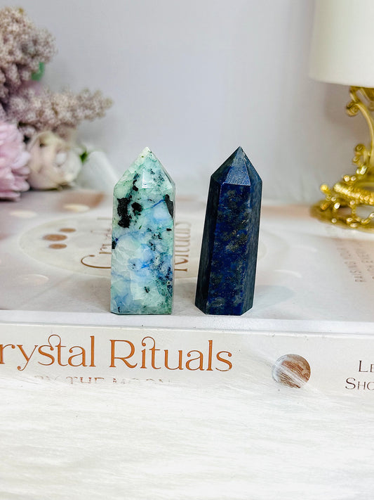 Phoenix Stone & Lapis Lazuli Small Towers 5cm