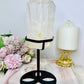 Large Clear Quartz Tower on Stand 24cm 952g