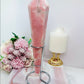 Classy & Fabulous Huge Pink Opal Wand | Obelisk Tower On Silver Stand 27cm