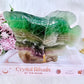 Wow! Unbelievable Stunning Piece!!! Huge 1kg 20cm Rainbow Fluorite Perfectly Carved Fish