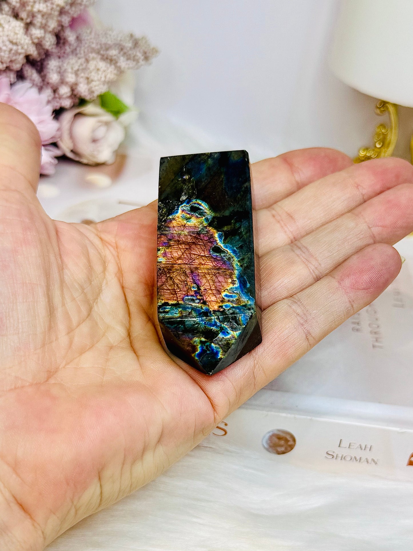 High Grade Labrdorite Tower 7cm