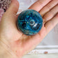 Absolutely Incredible High Grade Chrysocolla Sphere on Stand 198grams