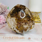 Large Natural Lodolite | Garden Quartz Polished Freeform on Stand 10cm 484g