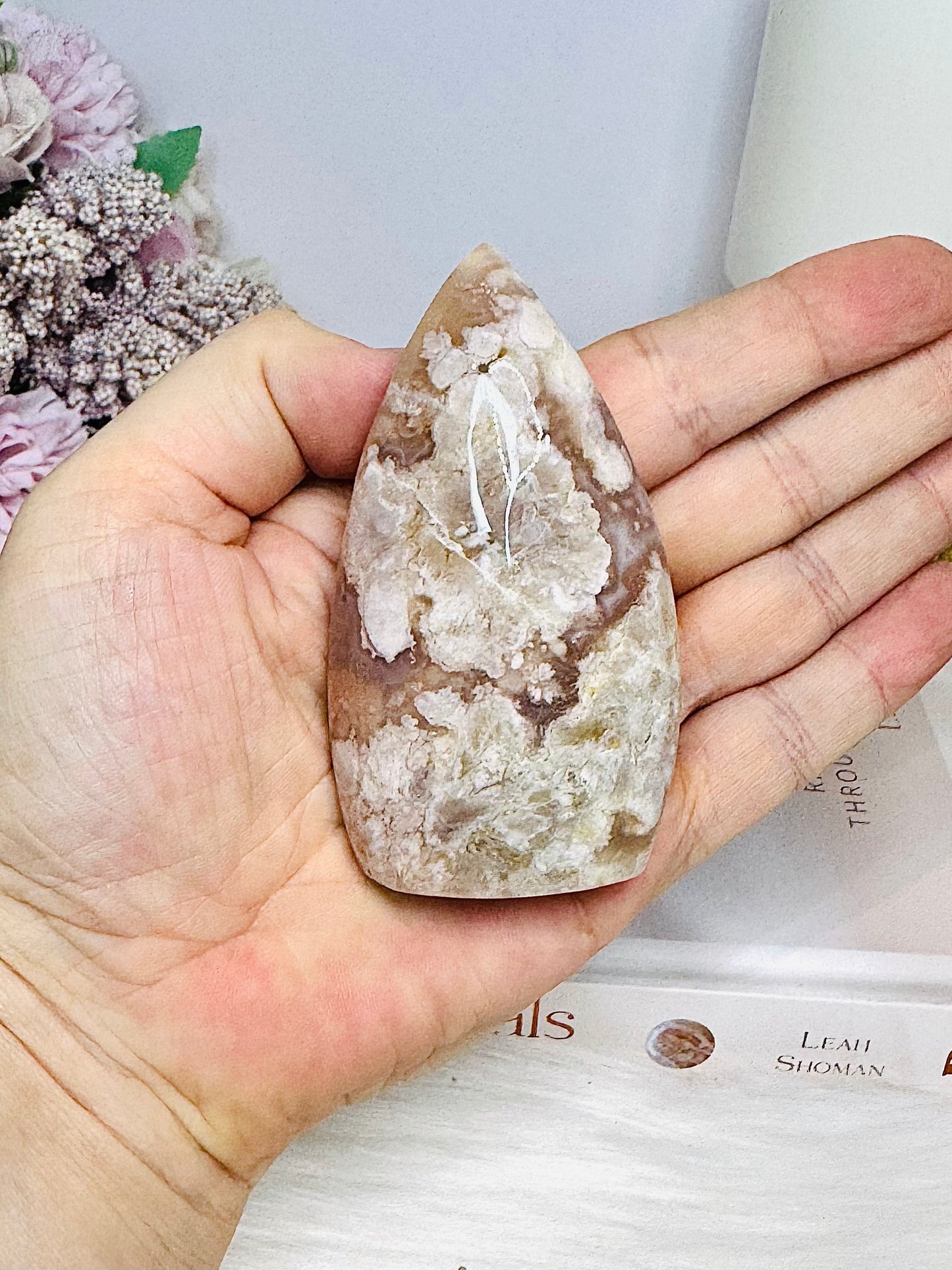 Flower Agate Flame | Freeform 8cm