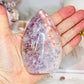 High Grade Pink Amethyst Flame 9.5cm 262g