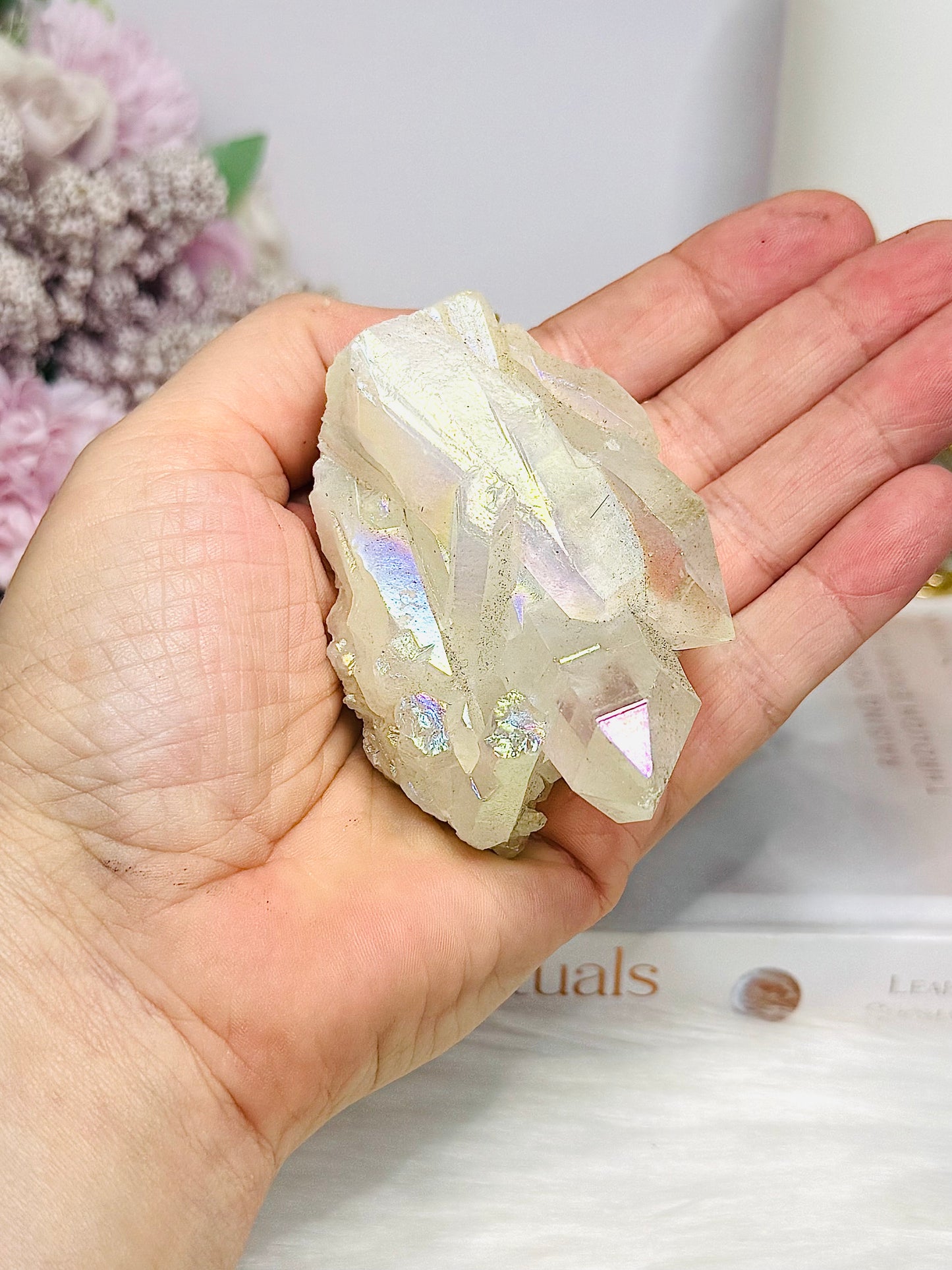 Angel Aura Quartz Cluster 139g