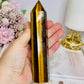 Large Tigers Eye Tower 15.5cm
