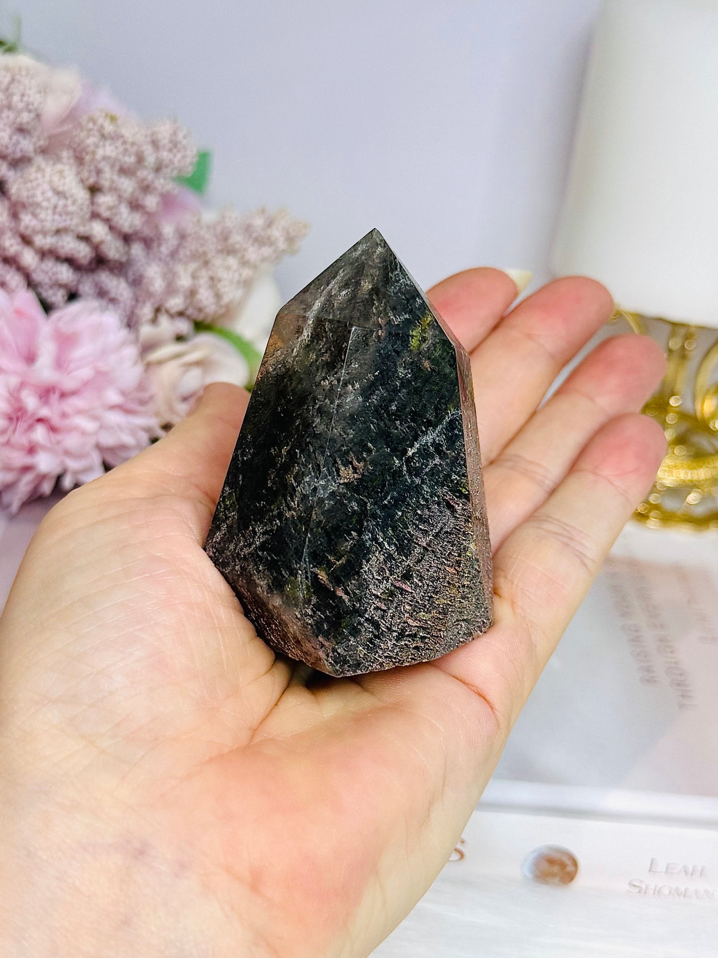 Chunky Lodolite | Garden Quartz Tower 7cm