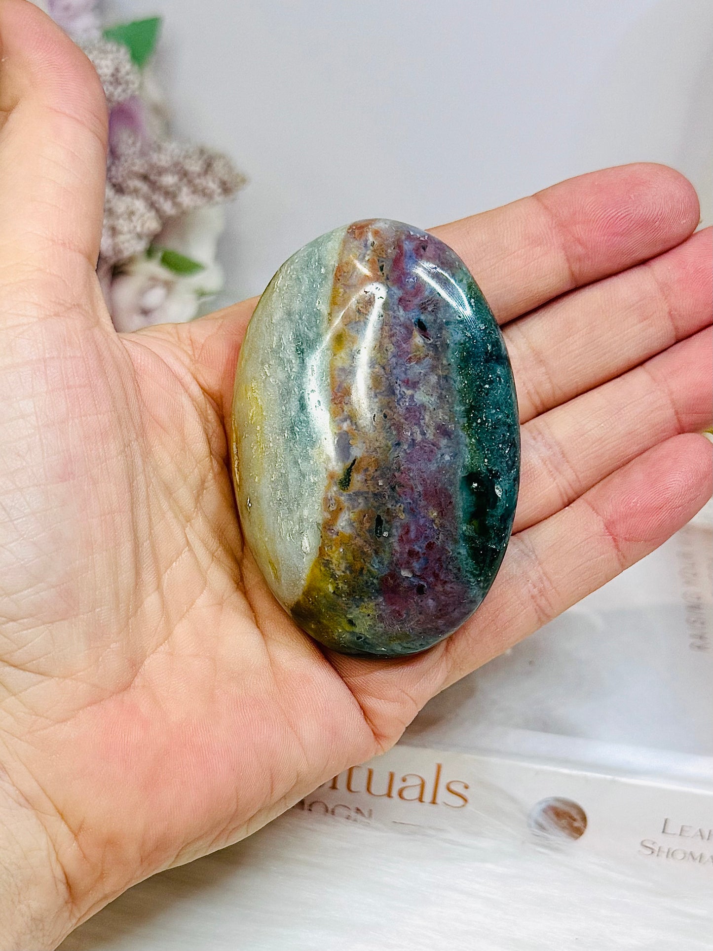 Ocean Jasper Palm Stone