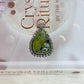 Gorgeous Large Prehnite Pendant In Gift Bag