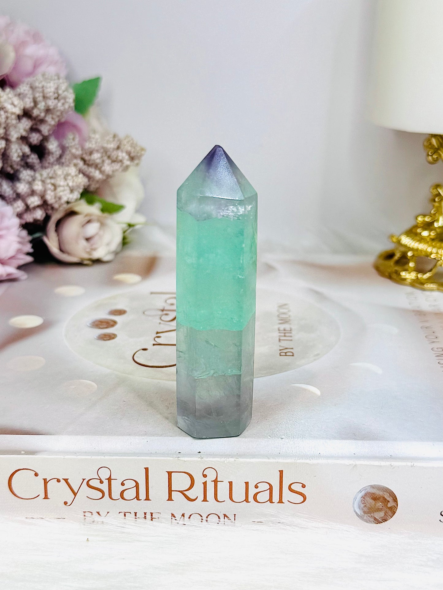 High Grade Fluorite Tower 8cm