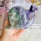 Fluorite Carved Large Snail 11cm 449grams
