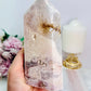 Cleansing & Calming ~ Incredibly Gorgeous Large Chunky Pink Amethyst Druzy Tower 21cm From Argentina