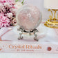 Simple Elegance ~ Pink Amethyst Druzy Sphere On Stand From Brazil 296grams