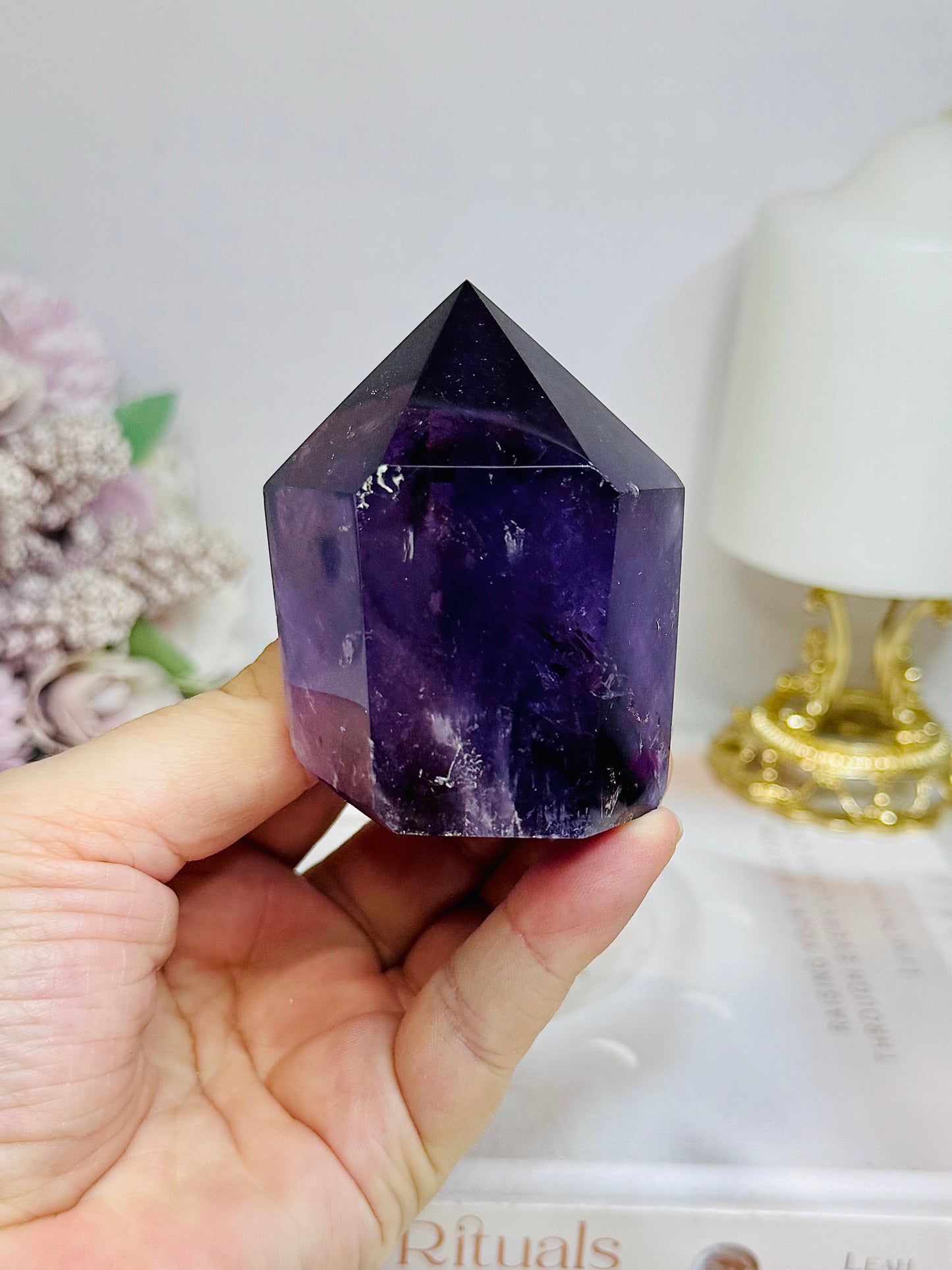 High Grade Amethyst Chunky Tower 7cm