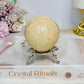 Peach Moonstone Sphere on Stand 240g