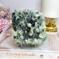 Prehnite with Babingtonite Specimen on Stand 10cm 528g