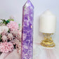 Fabulous Natural Lepidolite Chunky Tower 21cm