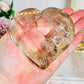 Fabulous Large AAA Grade Smokey Quartz Faceted Heart on Bronze Stand 13cm 486grams