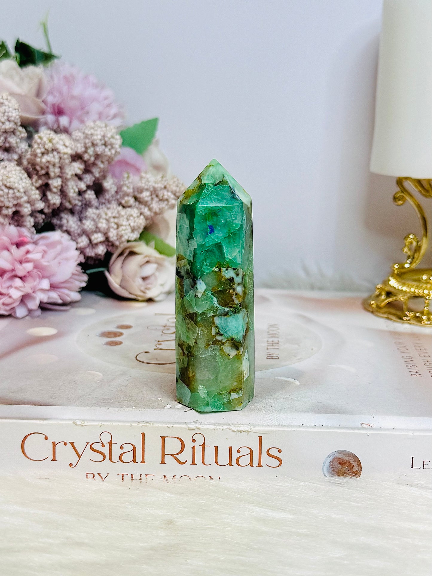 Chrysocolla Tower 9cm