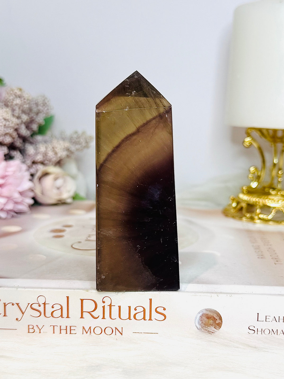Chocolate Fluorite Tower 9cm